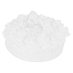 Ring Pillow Box Wedding with Ribbon Bowknot CakeShaped Pearl Rose Ceremony Supplies White(5905 )