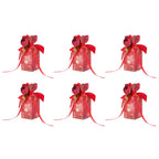 10 Set Candy Boxes Wedding Birthday Party Favor Gift Box with Ribbons DecorationRetro Flower Pattern