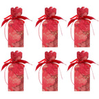 10 Set Candy Boxes Wedding Birthday Party Favor Gift Box with Ribbons DecorationRetro Flower Pattern