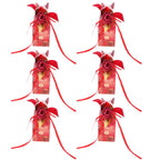 10 Set Candy Boxes Wedding Birthday Party Favor Gift Box with Ribbons DecorationRetro Flower Pattern