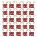 25 Sets Gift Candy Box for Party Christmas Birthdays European Weddings SuppliesEuropean Retro Flower Pattern(Golden Wing) S