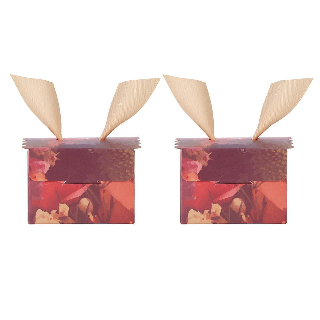 25 Sets Gift Candy Box for Party Christmas Birthdays European Weddings SuppliesEuropean Retro Flower Pattern(Golden Wing) S