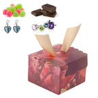 25 Sets Gift Candy Box for Party Christmas Birthdays European Weddings SuppliesEuropean Retro Flower Pattern(Golden Wing) S