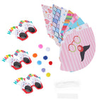 Birthday Funny Glasses and Foldable Party Cone Hats Birthday Supplies for Kids Adults
