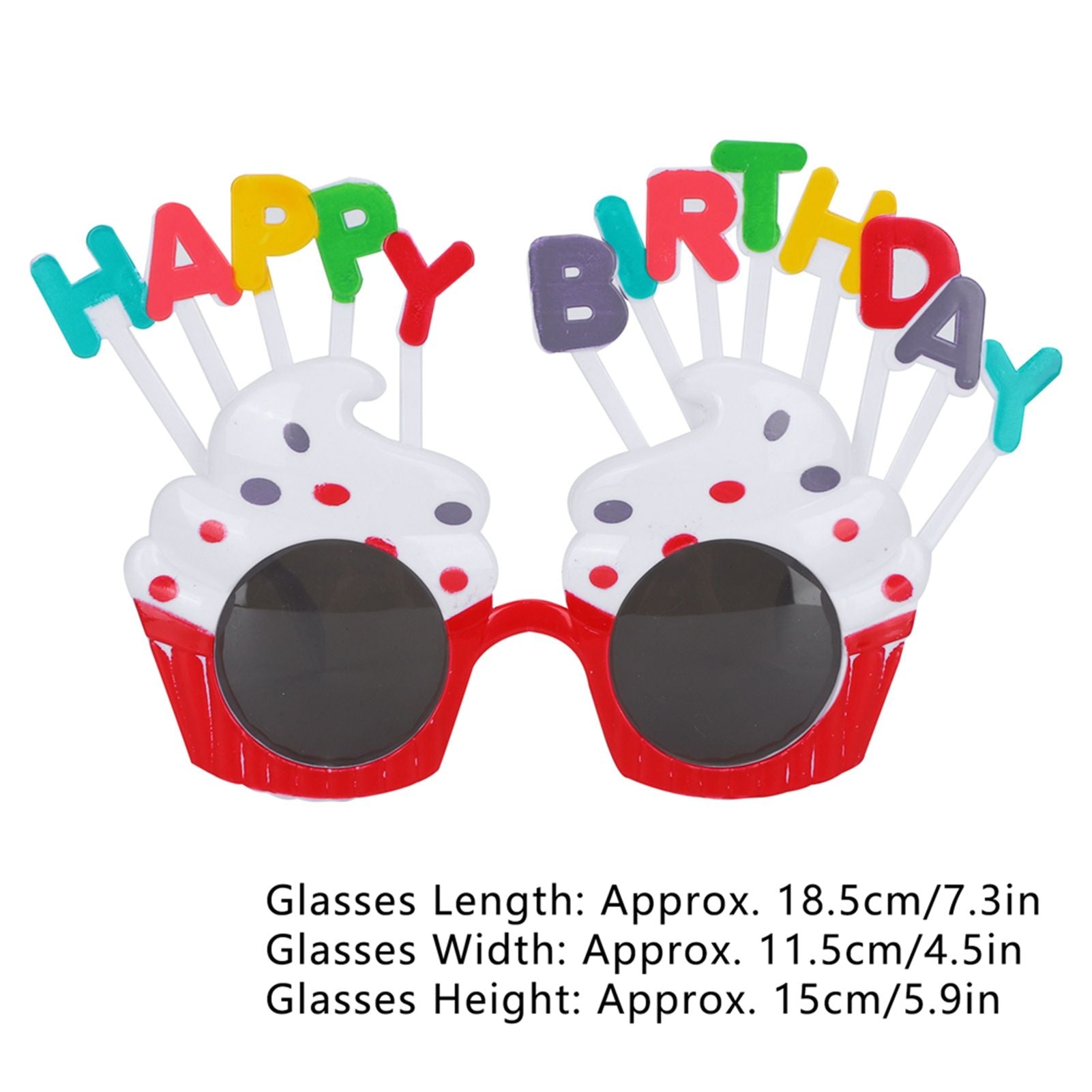 Birthday Funny Glasses and Foldable Party Cone Hats Birthday Supplies for Kids Adults