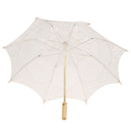 Lace Umbrella Wedding Bridal Parasol Umbrella for Photography Props Wedding SuppliesL Beige