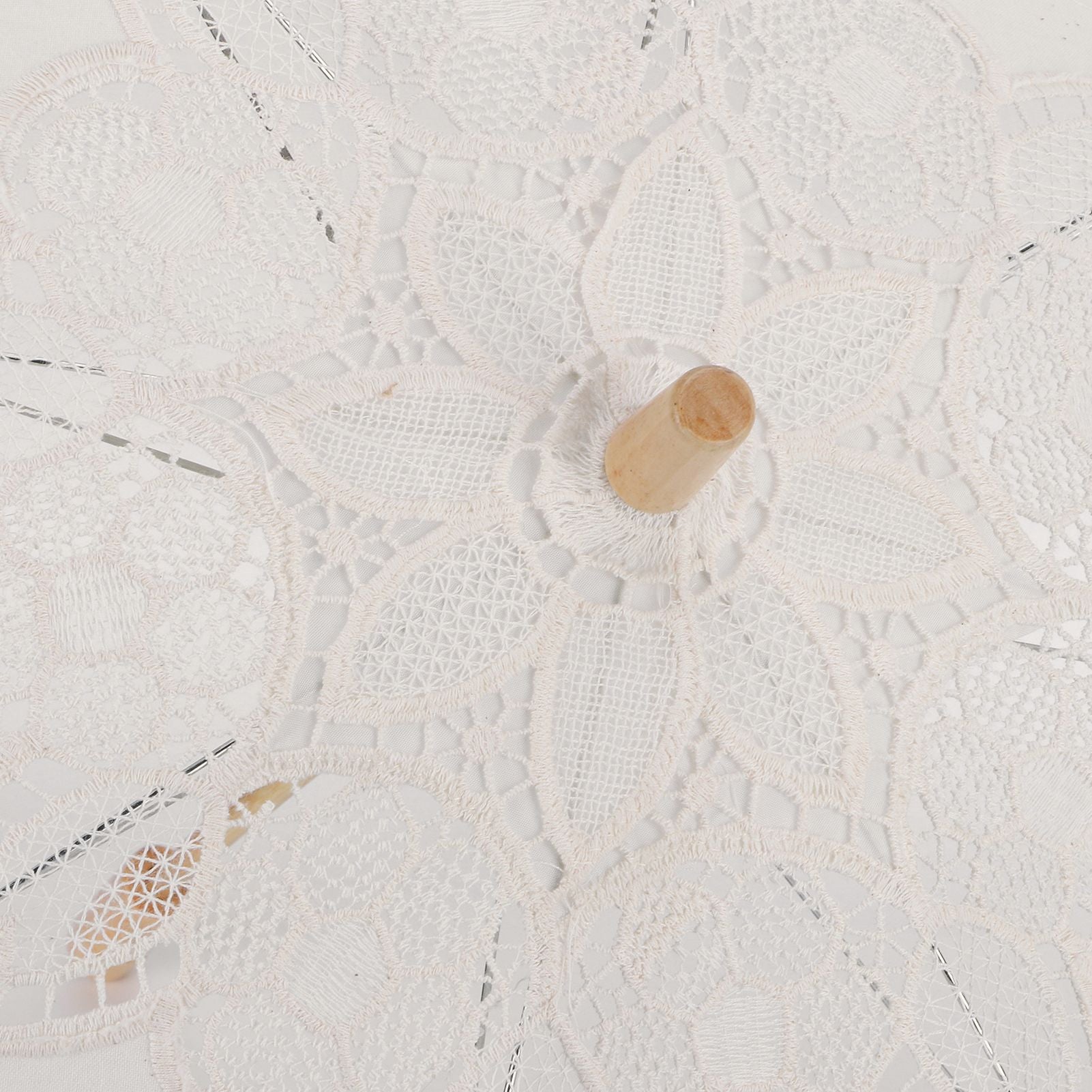 Lace Umbrella Wedding Bridal Parasol Umbrella for Photography Props Wedding SuppliesL Beige