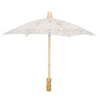 Lace Umbrella Wedding Bridal Parasol Umbrella for Photography Props Wedding SuppliesS Beige