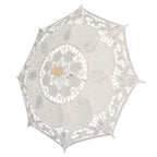 Lace Umbrella Wedding Bridal Parasol Umbrella for Photography Props Wedding SuppliesS Beige