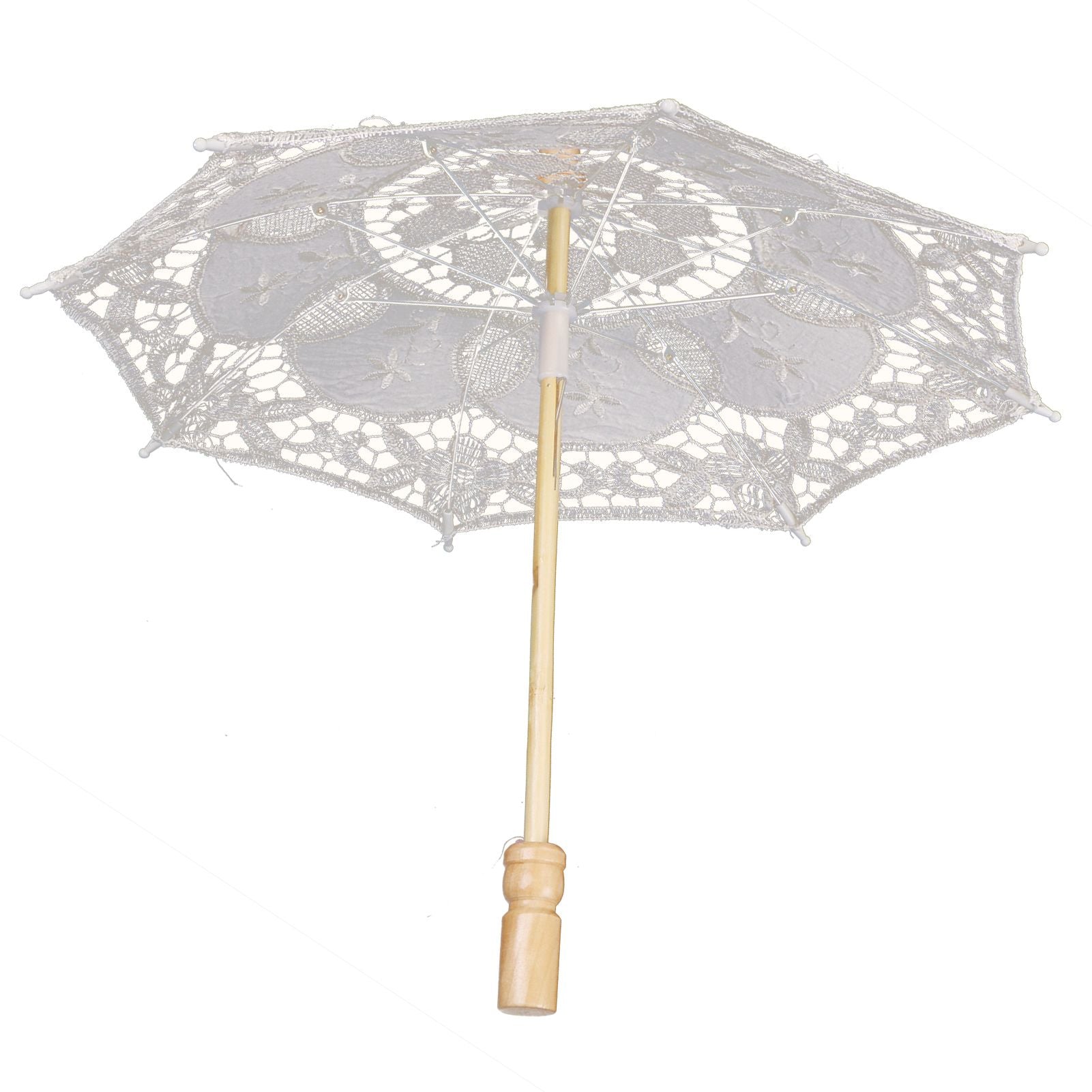 Lace Umbrella Wedding Bridal Parasol Umbrella for Photography Props Wedding SuppliesS Beige