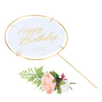 Metal Cake Inserts Round Cake Decoration Inserts Topper Birthday Cake Crafts Decoration