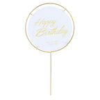 Metal Cake Inserts Round Cake Decoration Inserts Topper Birthday Cake Crafts Decoration
