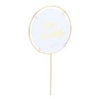 Metal Cake Inserts Round Cake Decoration Inserts Topper Birthday Cake Crafts Decoration