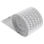 Plastic Imitation Diamonds Hollow Mesh Rhinestones Ribbon Wrap for Wedding Decor DIY Clothing