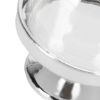 12 Set Mini Candy Box Cake Stand Cupcake Candy Display Plate with Lid Party SuppliesBottom Silver