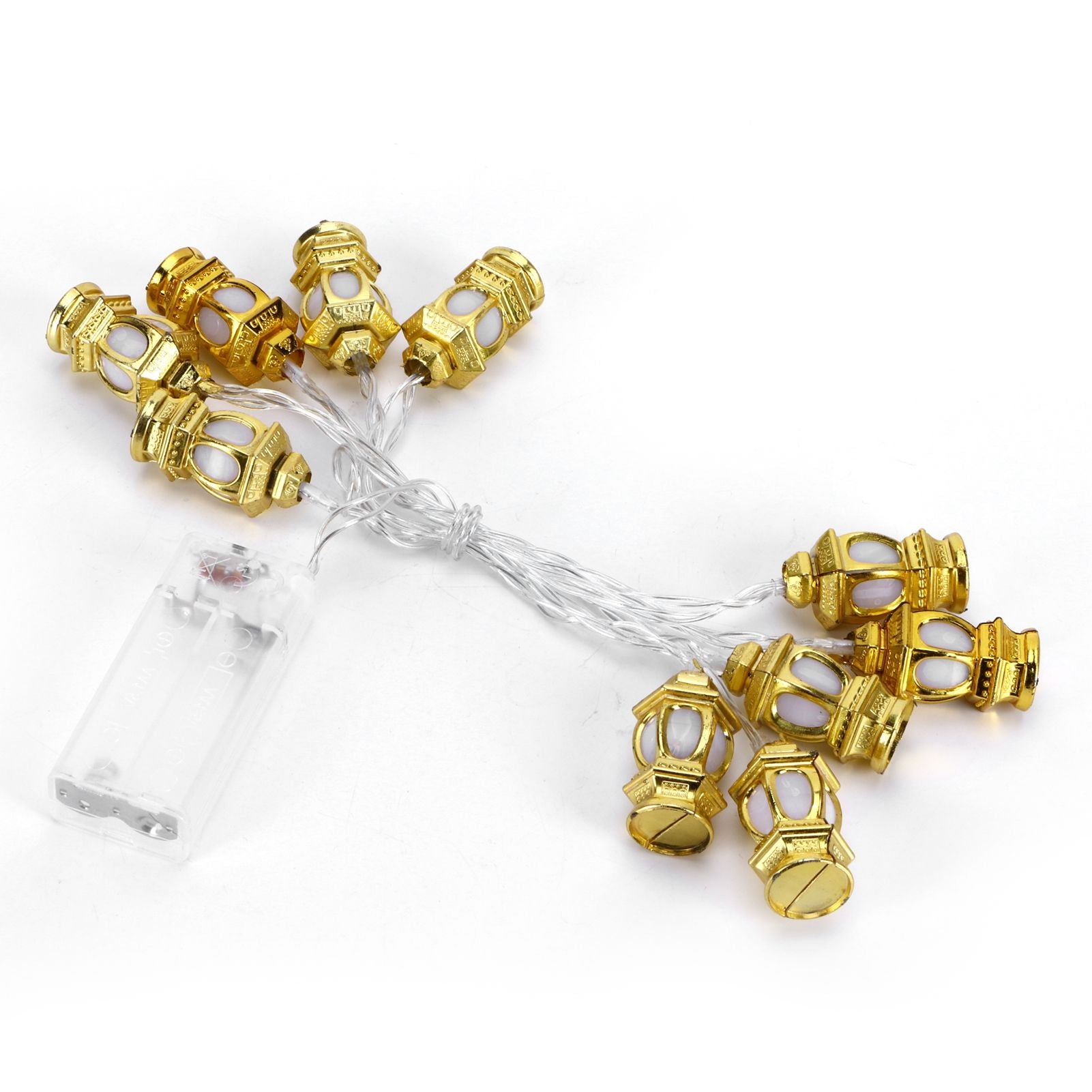 Kerosene Bottle Shape Decorative Light String for Muslim Ramadan Eid Festival Party Supplies