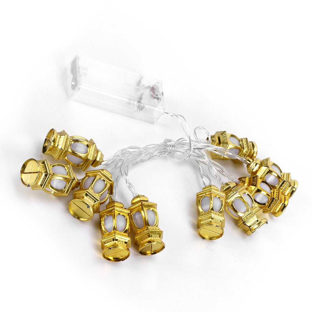 Kerosene Bottle Shape Decorative Light String for Muslim Ramadan Eid Festival Party Supplies