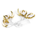 Gold Moon Shaped String Lights Decorative Lights Muslim Ramadan Eid Festival Party Home Decor