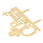 Acrylic Cake Topper Insert Sticks for Wedding Valentine Anniversaries Cake Decoration
