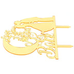 Cake Insert Gold Mirror Surface Cake Topper for Wedding Party Holiday Decoration