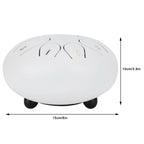 6in Tongue Drum 8‑Tones Ethereal Hand Pan Drums with Drumstick Percussion InstrumentWhite
