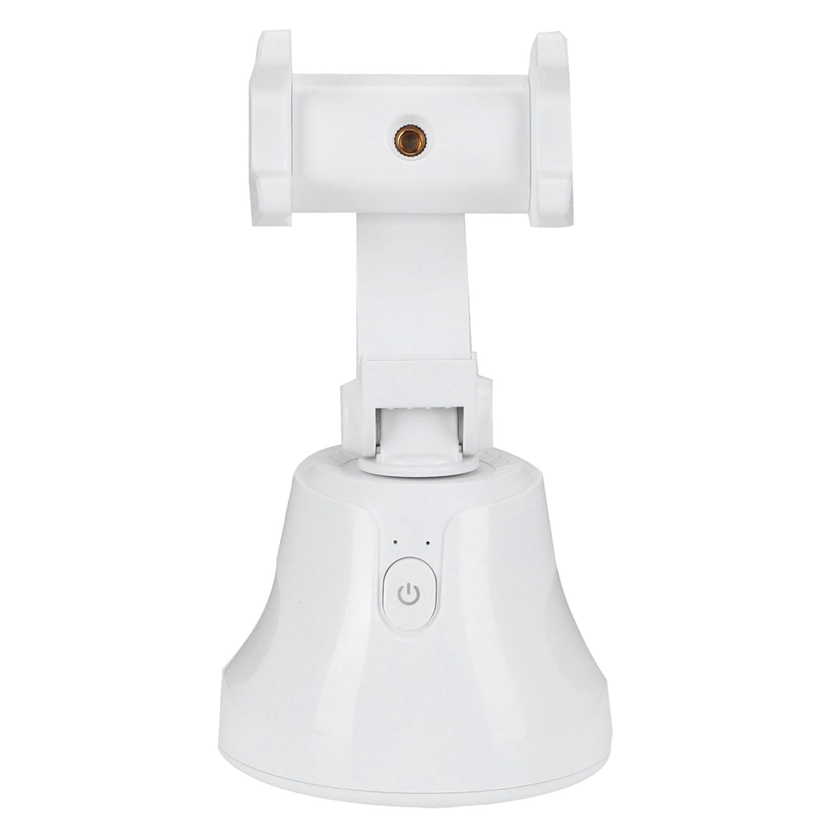 360 Degree Rotating Ballhead Smart Face Object Tracking Phone Camera Bracket Holder for Live StreamingWhite