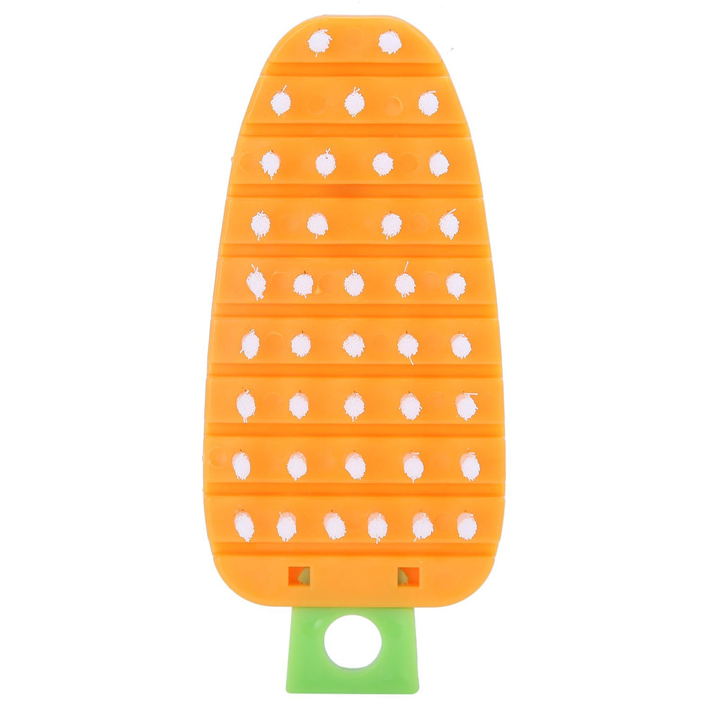 Carrot Shape Vegetable Brush Potato Scrubbing Brush Fruit Cleaner Kitchen ScrubberOrange