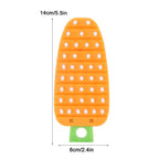 Carrot Shape Vegetable Brush Potato Scrubbing Brush Fruit Cleaner Kitchen ScrubberOrange