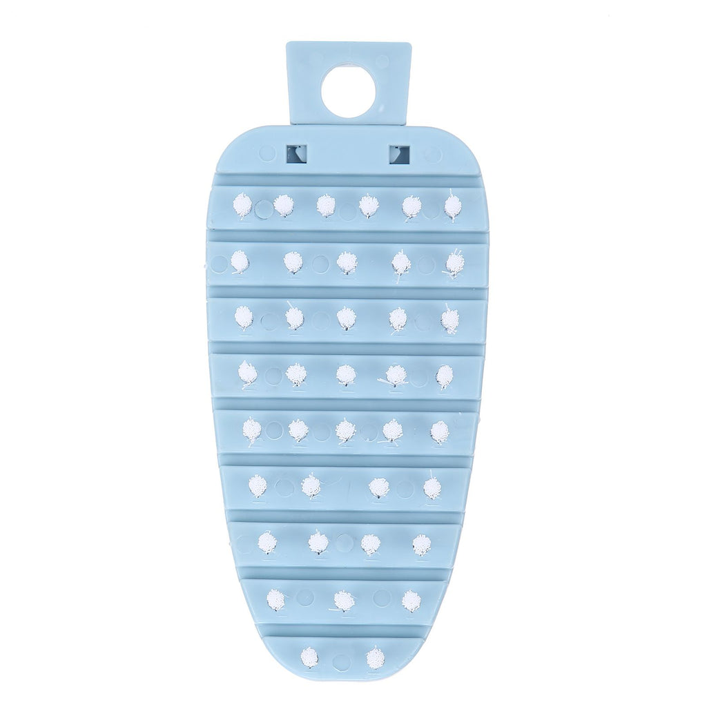 Carrot Shape Vegetable Brush Potato Scrubbing Brush Fruit Cleaner Kitchen ScrubberBlue