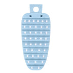 Carrot Shape Vegetable Brush Potato Scrubbing Brush Fruit Cleaner Kitchen ScrubberBlue