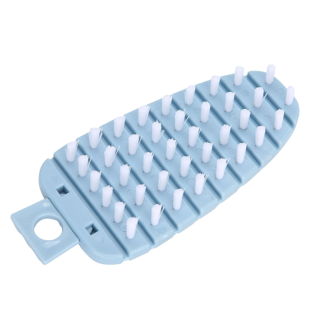 Carrot Shape Vegetable Brush Potato Scrubbing Brush Fruit Cleaner Kitchen ScrubberBlue