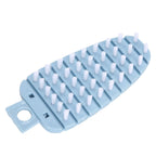Carrot Shape Vegetable Brush Potato Scrubbing Brush Fruit Cleaner Kitchen ScrubberBlue
