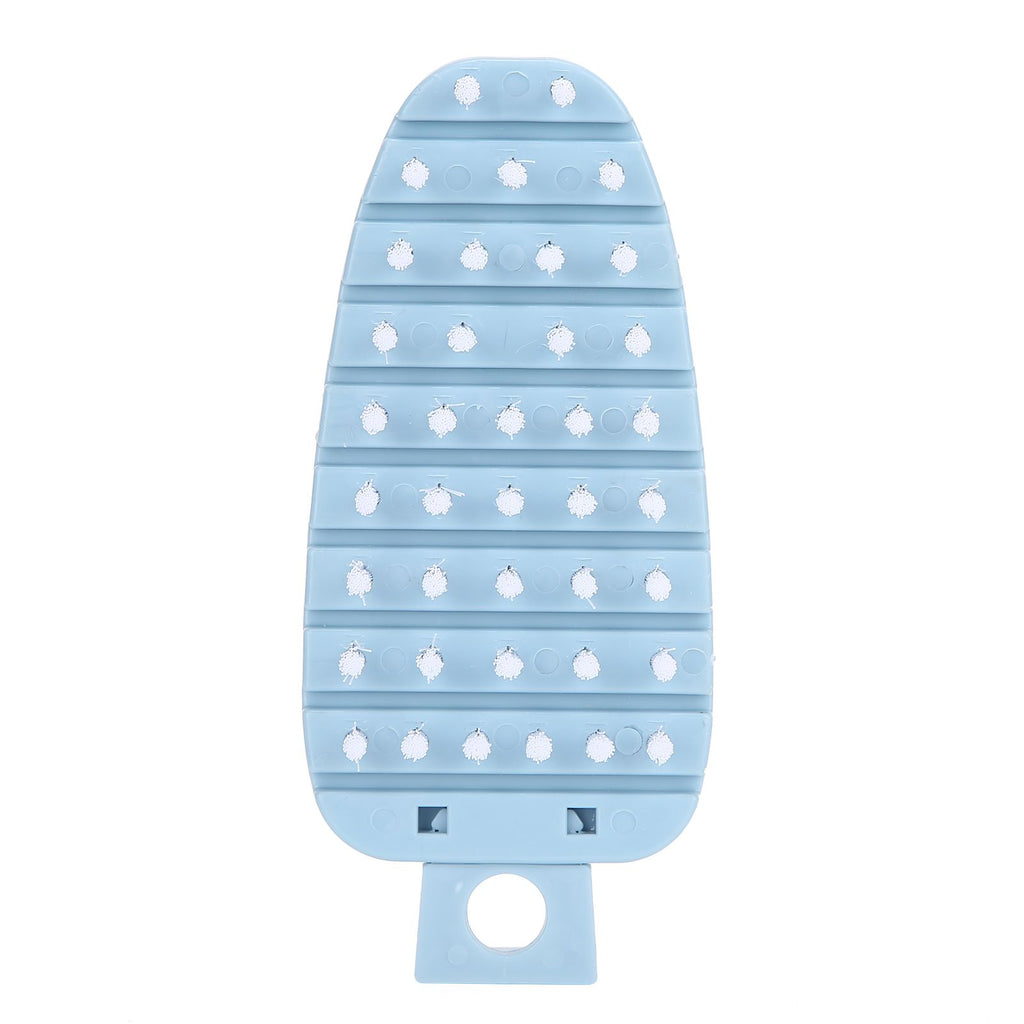 Carrot Shape Vegetable Brush Potato Scrubbing Brush Fruit Cleaner Kitchen ScrubberBlue