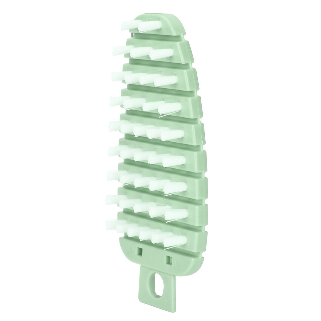 Carrot Shape Vegetable Brush Potato Scrubbing Brush Fruit Cleaner Kitchen ScrubberGreen