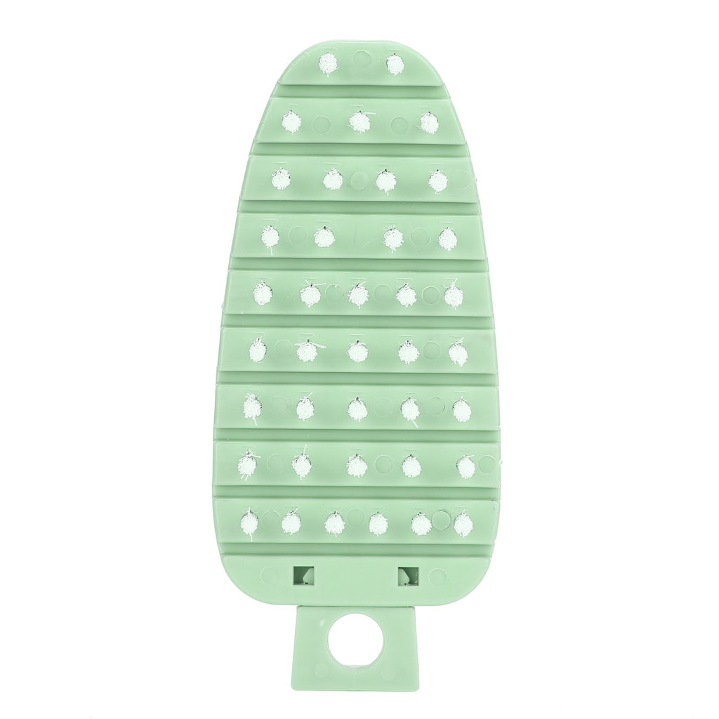 Carrot Shape Vegetable Brush Potato Scrubbing Brush Fruit Cleaner Kitchen ScrubberGreen