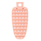 Carrot Shape Vegetable Brush Potato Scrubbing Brush Fruit Cleaner Kitchen ScrubberPink