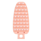 Carrot Shape Vegetable Brush Potato Scrubbing Brush Fruit Cleaner Kitchen ScrubberPink