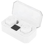 Binaural Bluetooth Headphones Portable Bluetooth Headset Earphones for Driving UseWhite