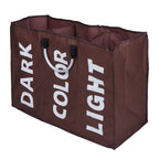 Laundry Basket Household Foldable Waterproof Clothes Storage Bag Organizer Coffee