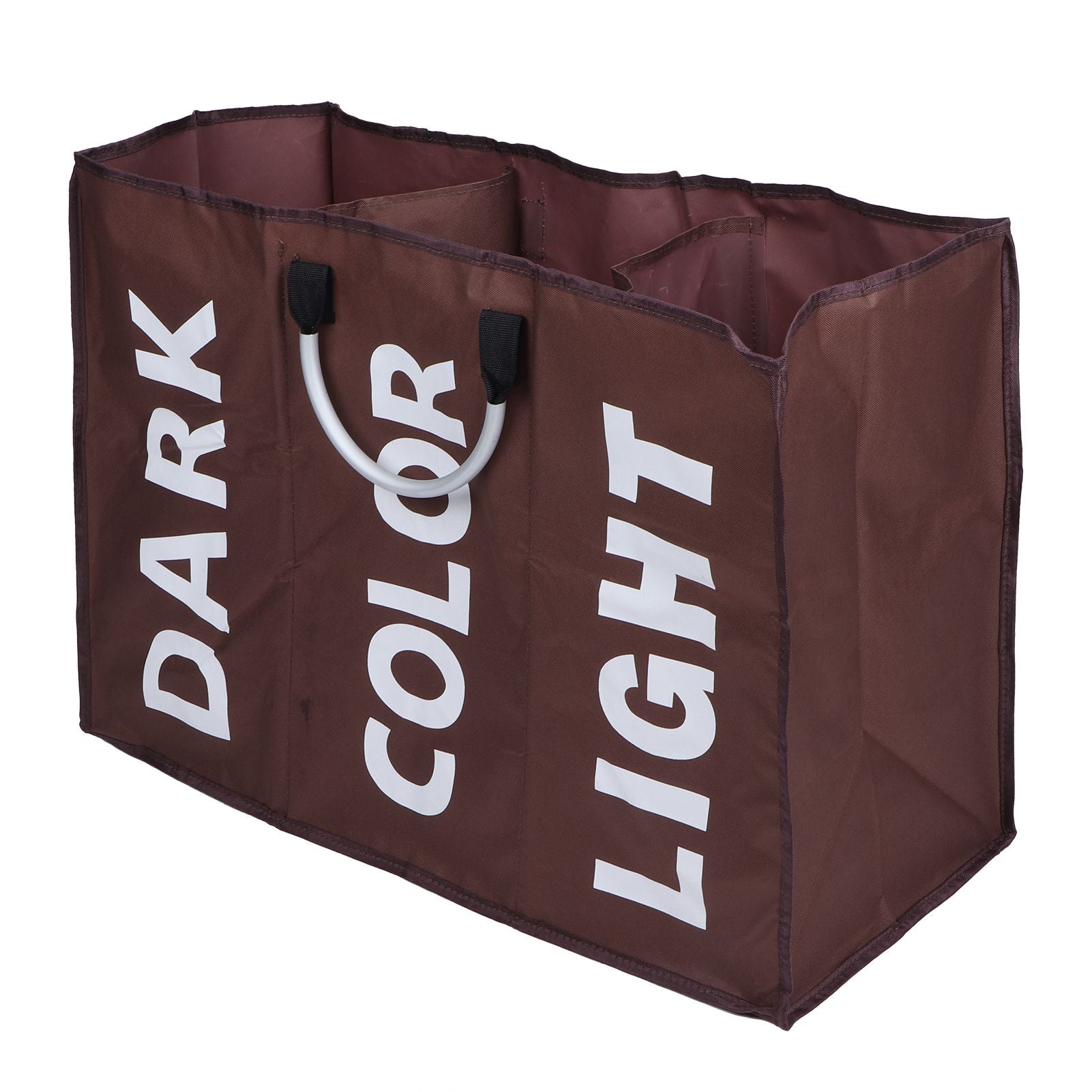 Laundry Basket Household Foldable Waterproof Clothes Storage Bag Organizer Coffee