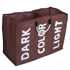 Laundry Basket Household Foldable Waterproof Clothes Storage Bag Organizer Coffee