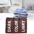 Laundry Basket Household Foldable Waterproof Clothes Storage Bag Organizer Coffee