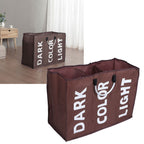 Laundry Basket Household Foldable Waterproof Clothes Storage Bag Organizer Coffee