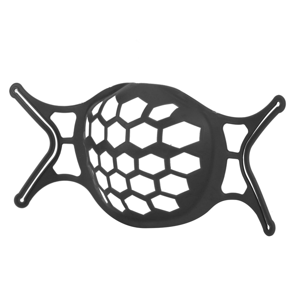 Mouth Muffle Bracket Reusable Washable Breathing Mouth Muffle Support Frame AccessoryBlack