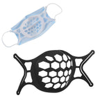 Mouth Muffle Bracket Reusable Washable Breathing Mouth Muffle Support Frame AccessoryBlack