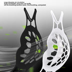 Mouth Muffle Bracket Reusable Washable Breathing Mouth Muffle Support Frame AccessoryBlack
