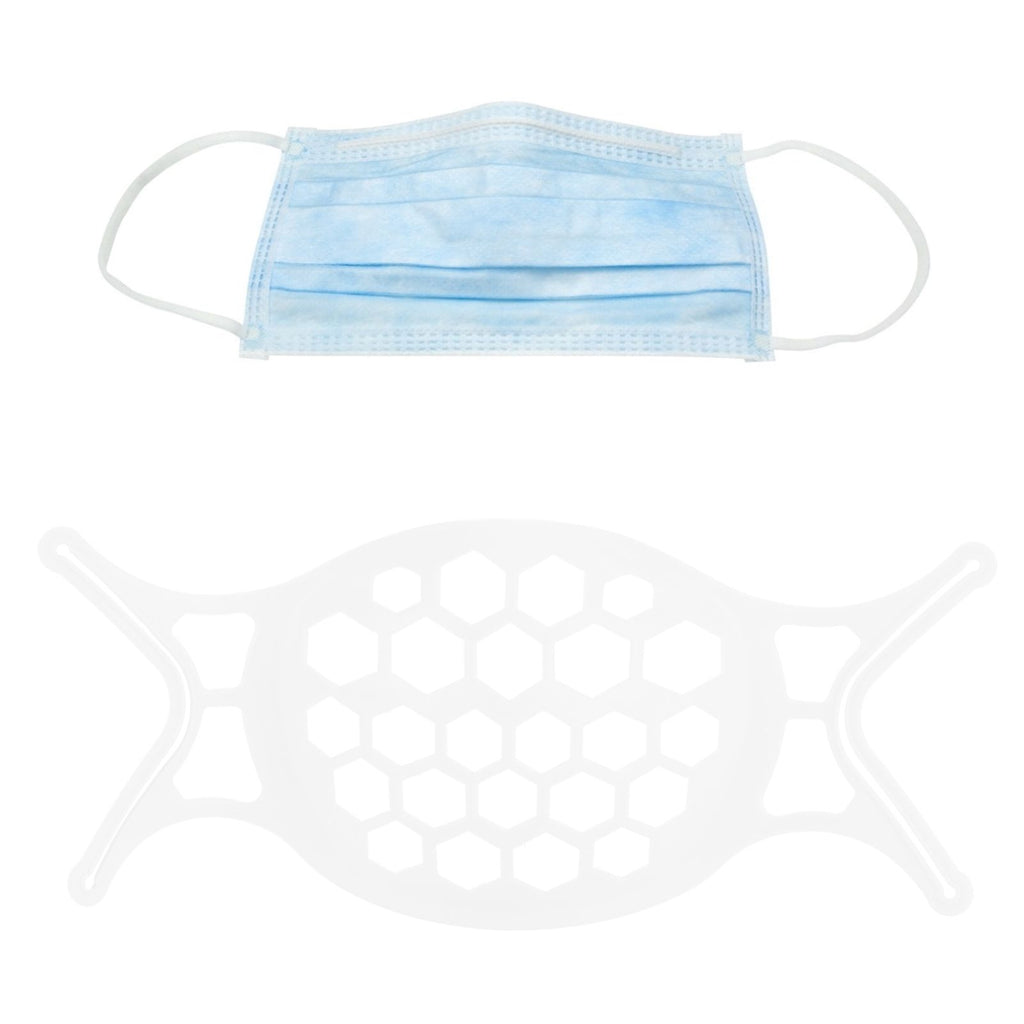 Mouth Muffle Bracket Reusable Washable Breathing Mouth Muffle Support Frame AccessoryWhite