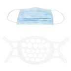 Mouth Muffle Bracket Reusable Washable Breathing Mouth Muffle Support Frame AccessoryWhite