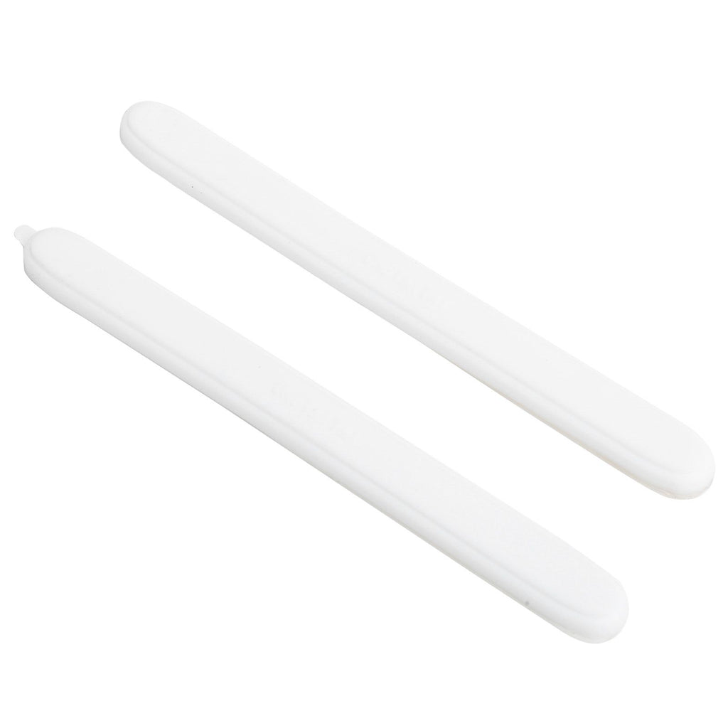 2Pcs Car Door Edge Guard Anti Collision Buffer Trim Cover Protector Accessory White