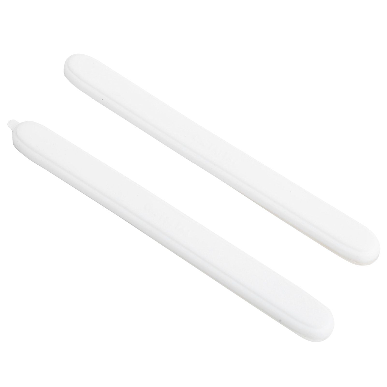 2Pcs Car Door Edge Guard Anti Collision Buffer Trim Cover Protector Accessory White